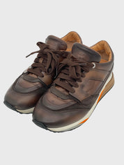 Santoni Enlight Low Top Sneaker EU 41.5 Braun