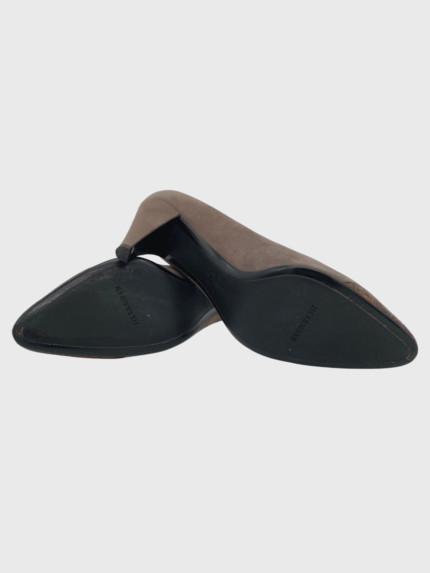 Jil Sander Suede Pump EU 39 Braun