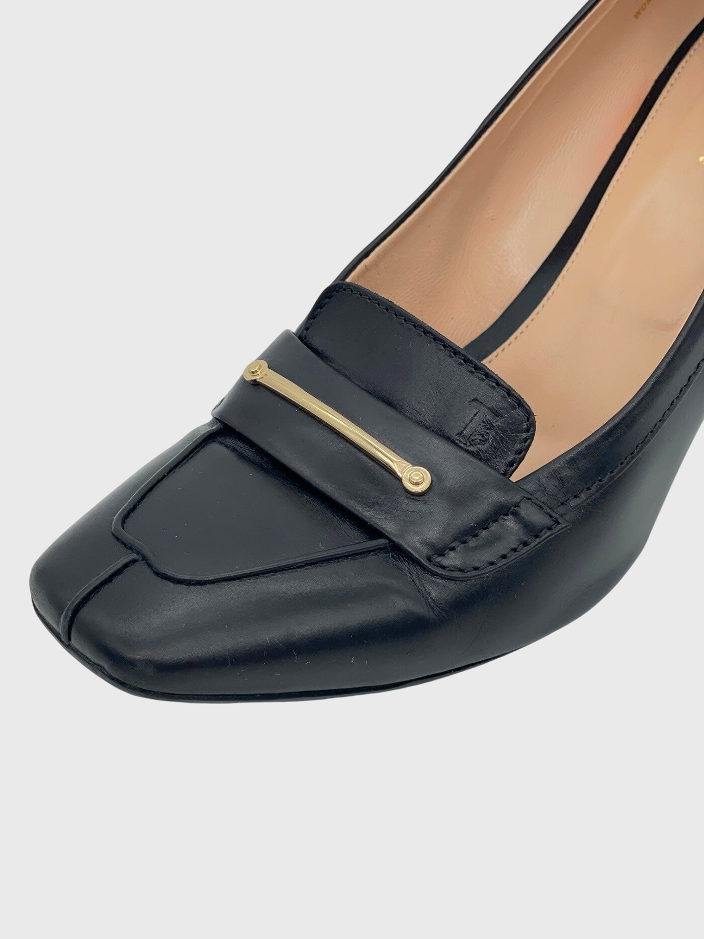 Tod's Leder Pump EU 38.5 Schwarz