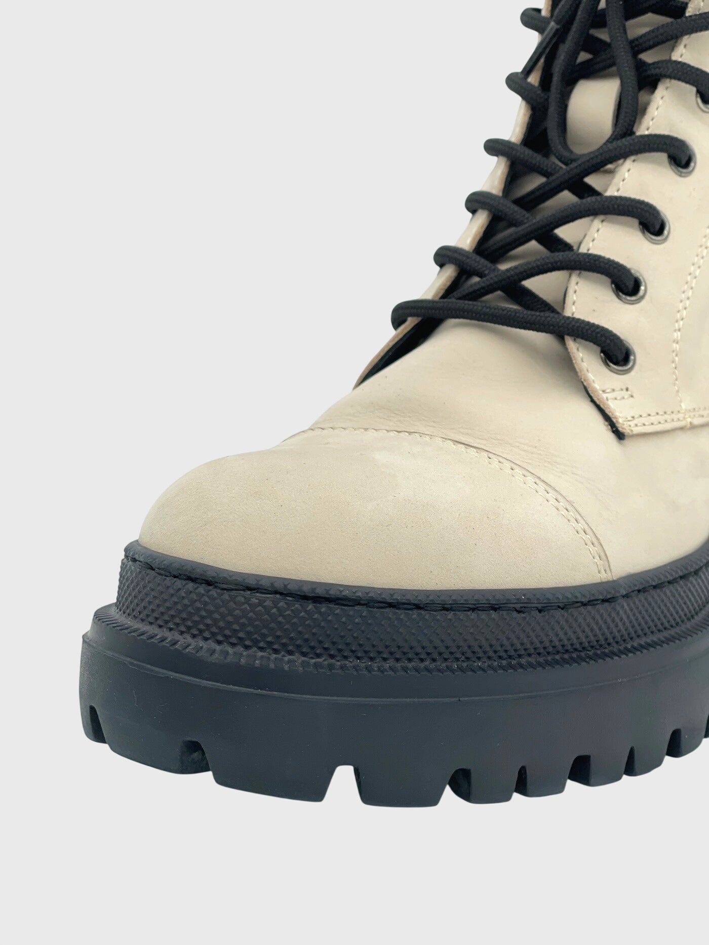 Pollini Heritage Combat Stiefel EU 39 Beige