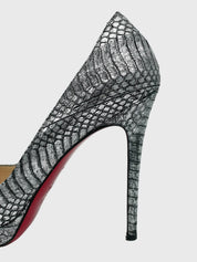 Christian Louboutin Very Prive Pump EU 37 Metallic