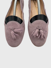 Santoni Tassel Suede Ballerina EU 39 Lila