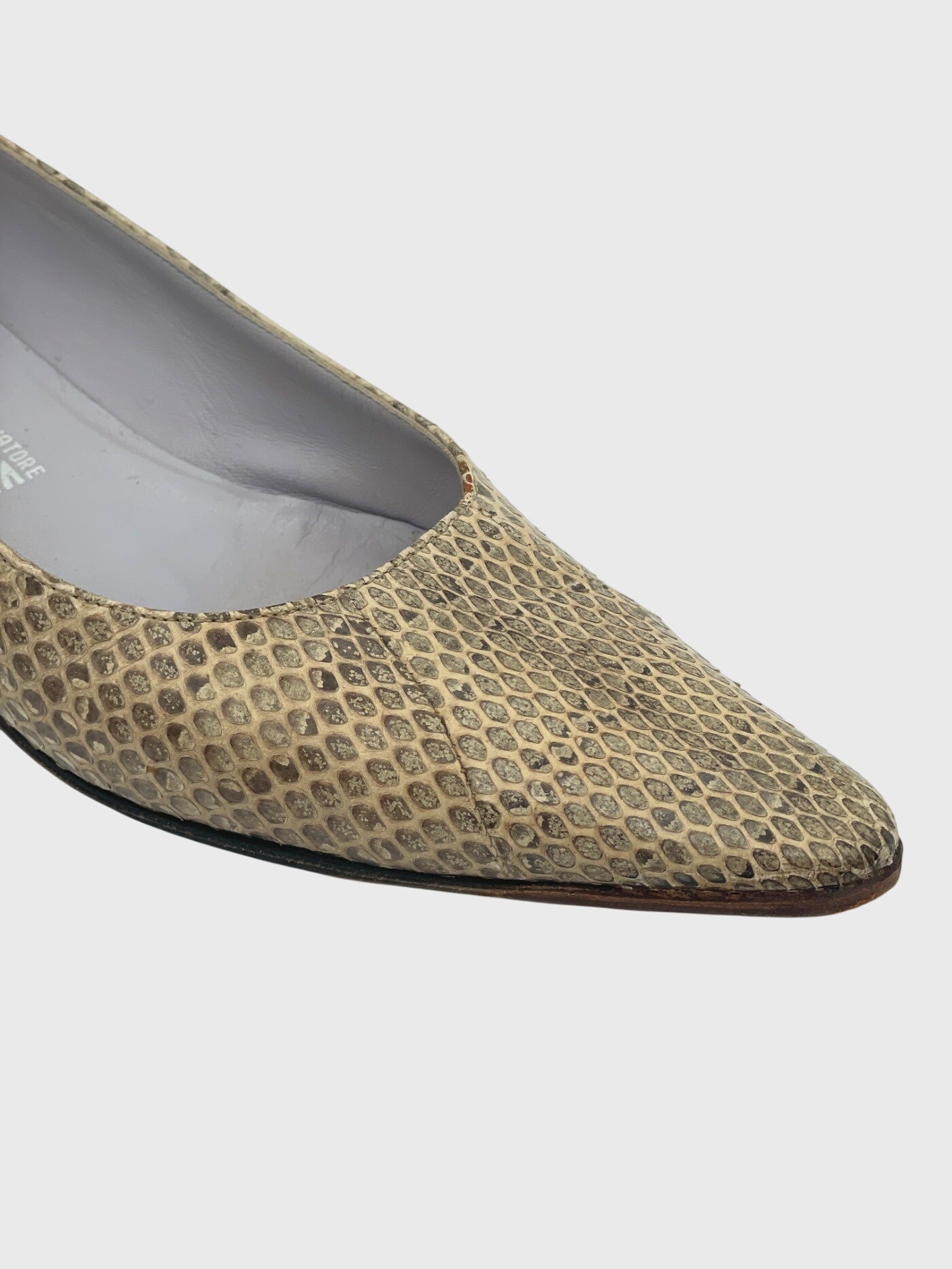 Salvatore Ferragamo Ninfea Ballerina EU 36.5 Grau
