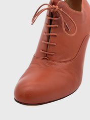 Bally Lace-Up Pump EU 38.5 Braun