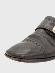 Dolce & Gabbana Monk Strap Brogue Loafer EU 43 Braun
