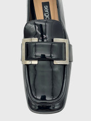 Sergio Rossi Lackleder Loafer EU 38.5 Schwarz