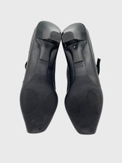 Prada Mary Jane Klassischer Pump EU 39.5 Schwarz