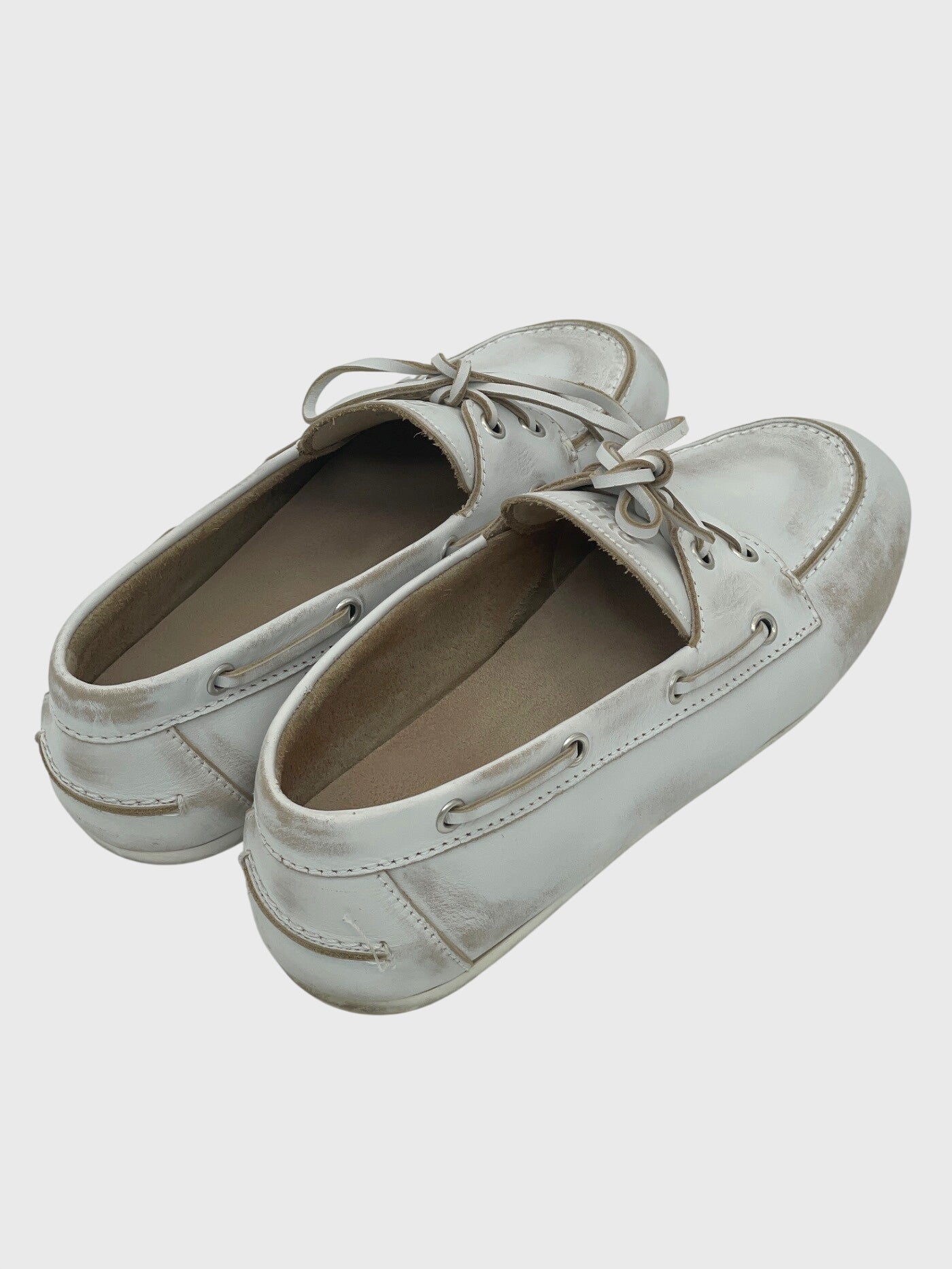 Miu Miu Boat Mokassin EU 40 Weiß