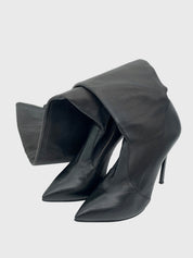 Casadei Blade Overknee Stiefel EU 40.5 Schwarz