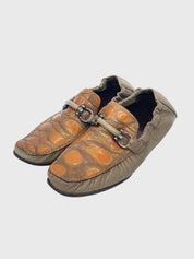 Biarritz Croc-Embossed Bit Loafer EU 41 Braun