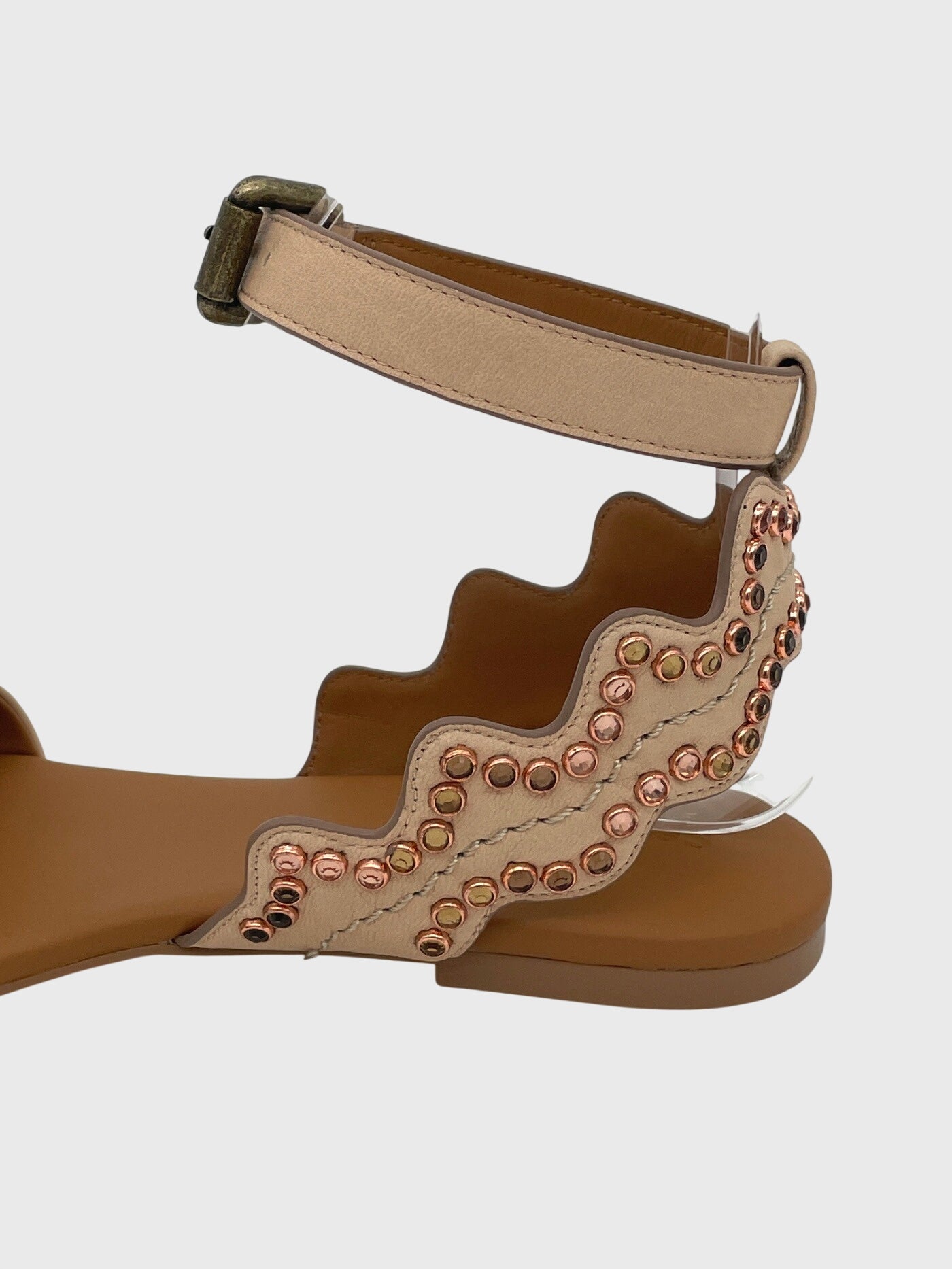 See by Chloe Kaddy Flache Sandale EU 35 Beige