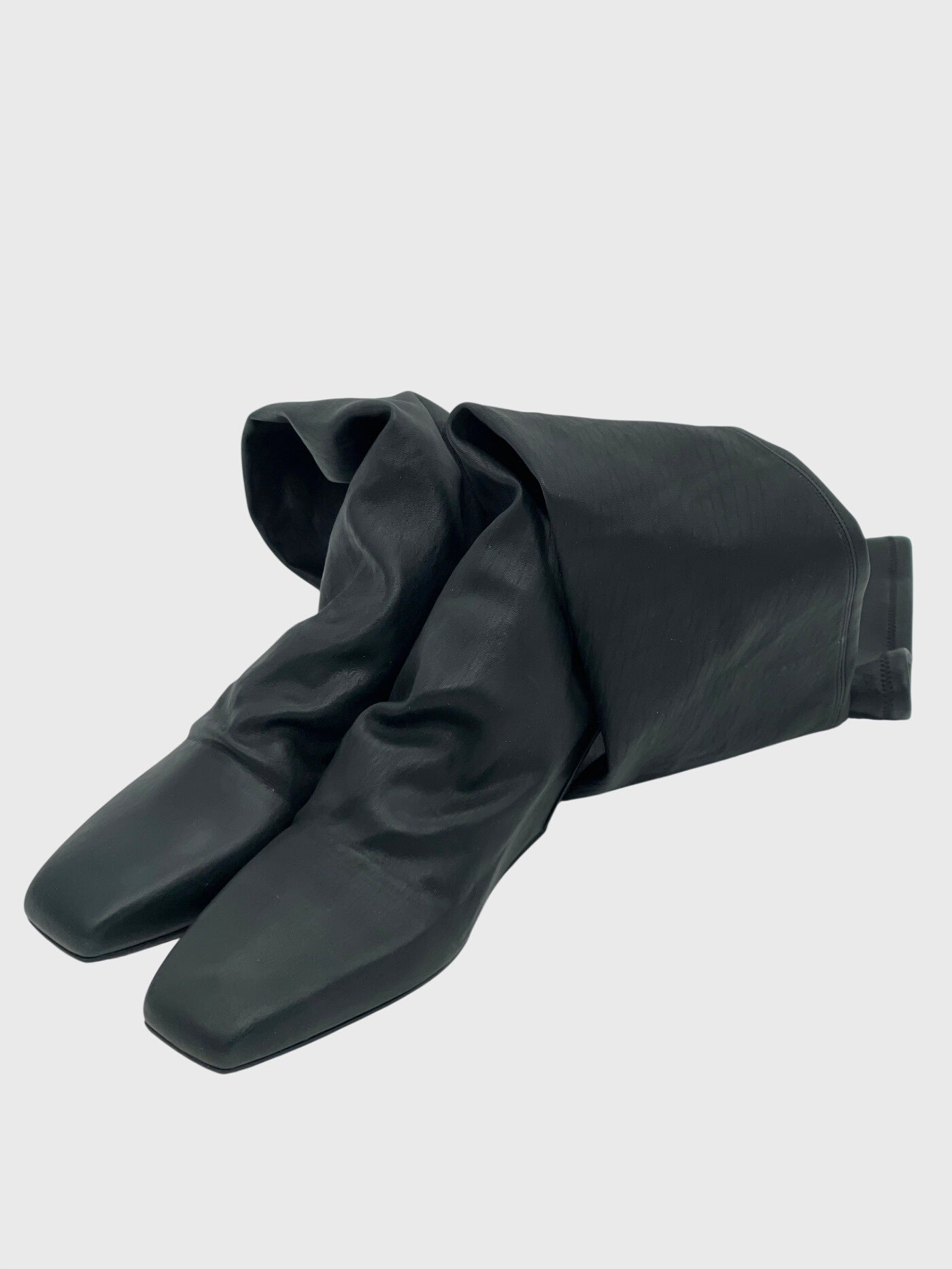 Rick Owens Cantilever Overknee Stiefel EU 36 Schwarz