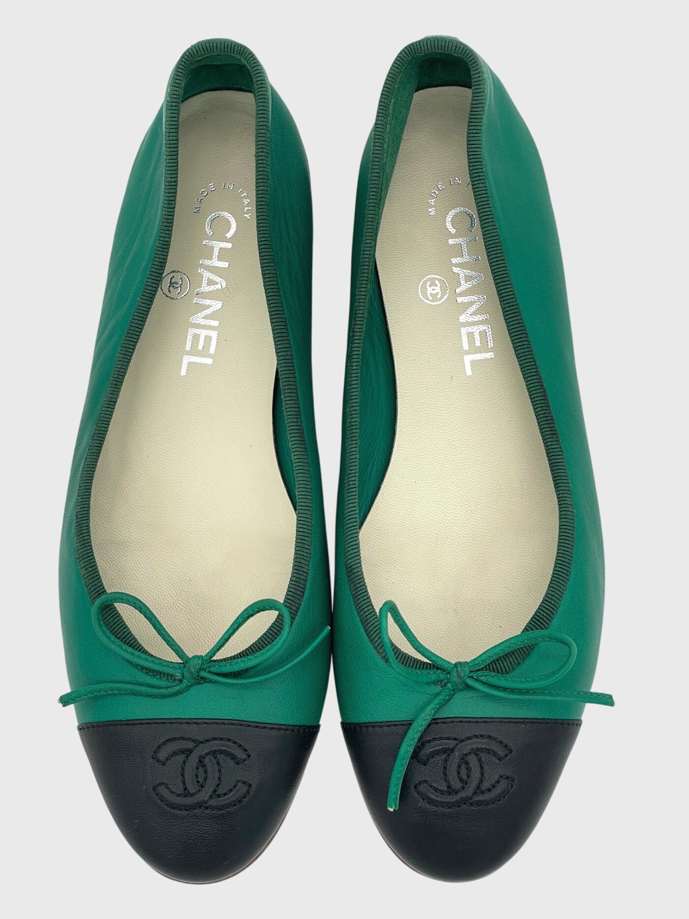 Chanel 1986 Ballerina EU 37.5 Grün