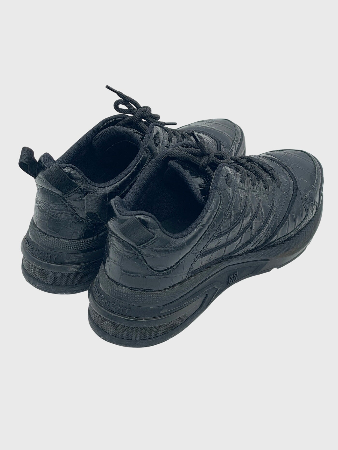 Givenchy  GIV 1 Croc-Effect Low Top Sneaker EU 40 Schwarz