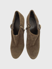 Gucci  Hysteria Crest Coin Ankle Boot EU 40 Grün