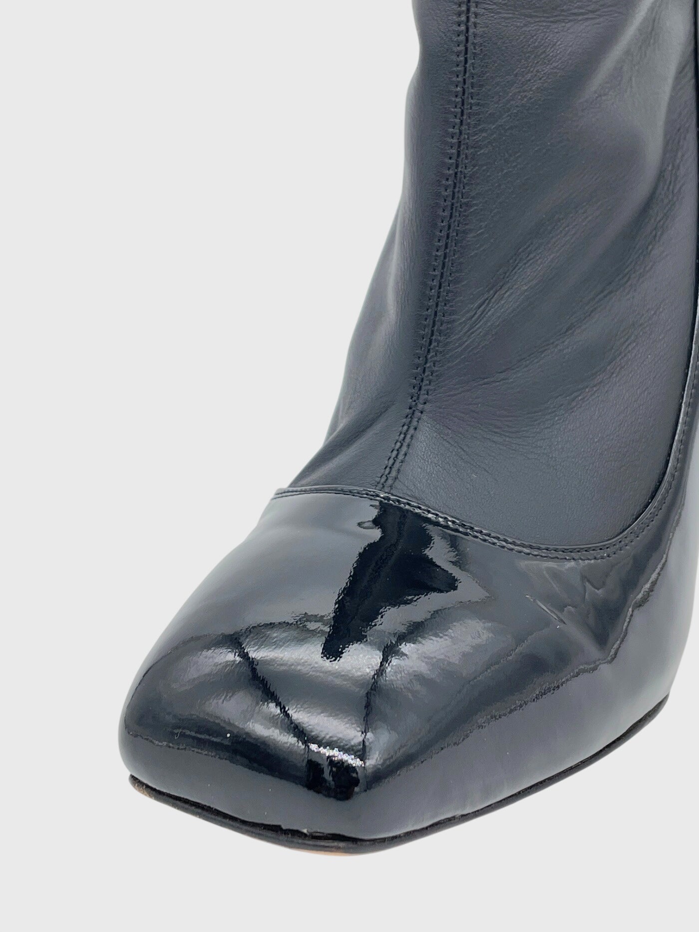 Alexander McQueen Mid-Calf Sock Ankle Boot EU 39 Schwarz