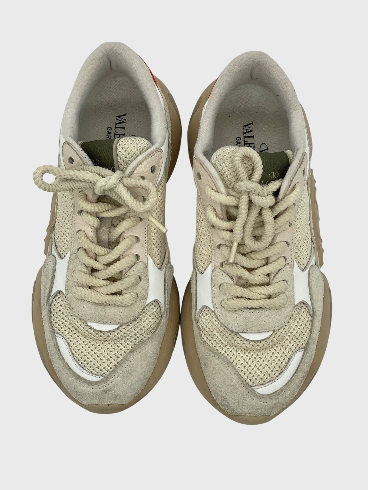 Valentino Bubbleback Low Top Sneaker EU 38.5 Beige
