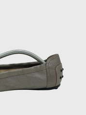 Tod's Gommini Ballerina EU 36.5 Metallic
