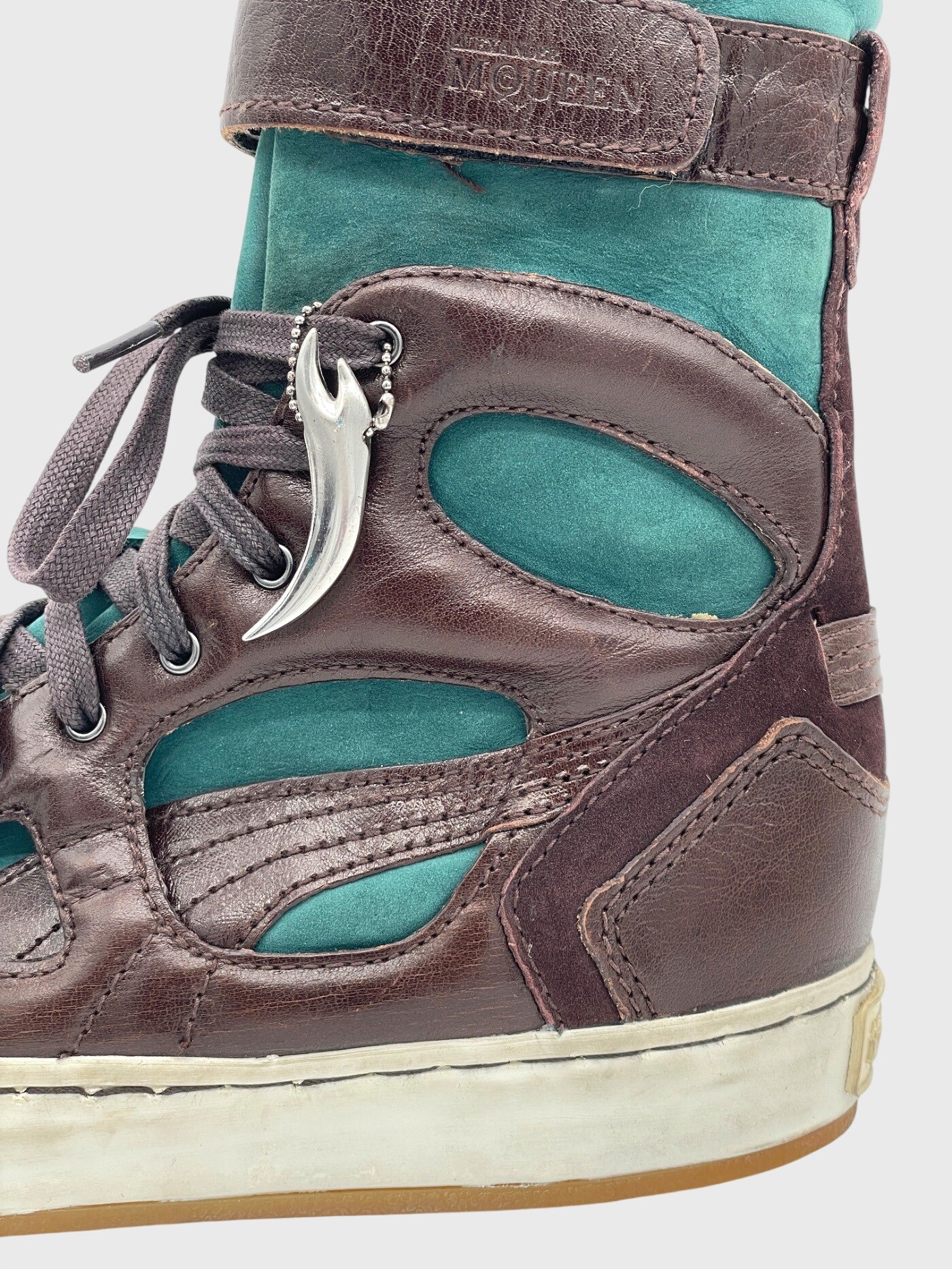 Puma x Alexander McQueen Vulcan High Cut-Out High Top Sneaker EU 37 Mehrfarbig