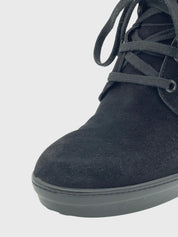 Tod's Gommino Lace-Up Ankle Boot EU 40 Schwarz