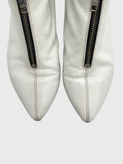 Isabel Marant Leder Ankle Boot EU 39 Weiß