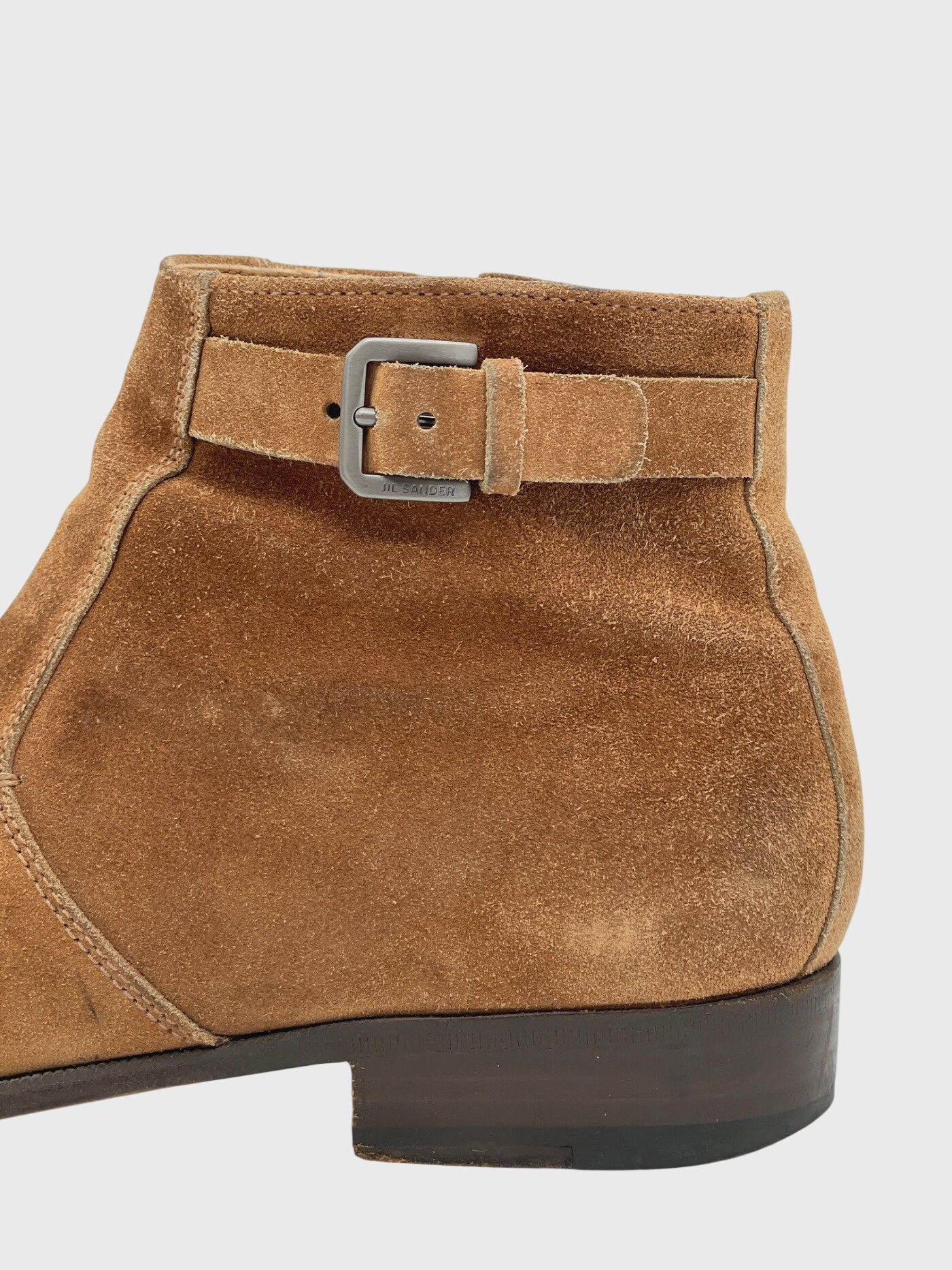 Jil Sander Suede Ankle Boot EU 41.5 Braun