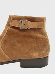 Jil Sander Suede Ankle Boot EU 41.5 Braun