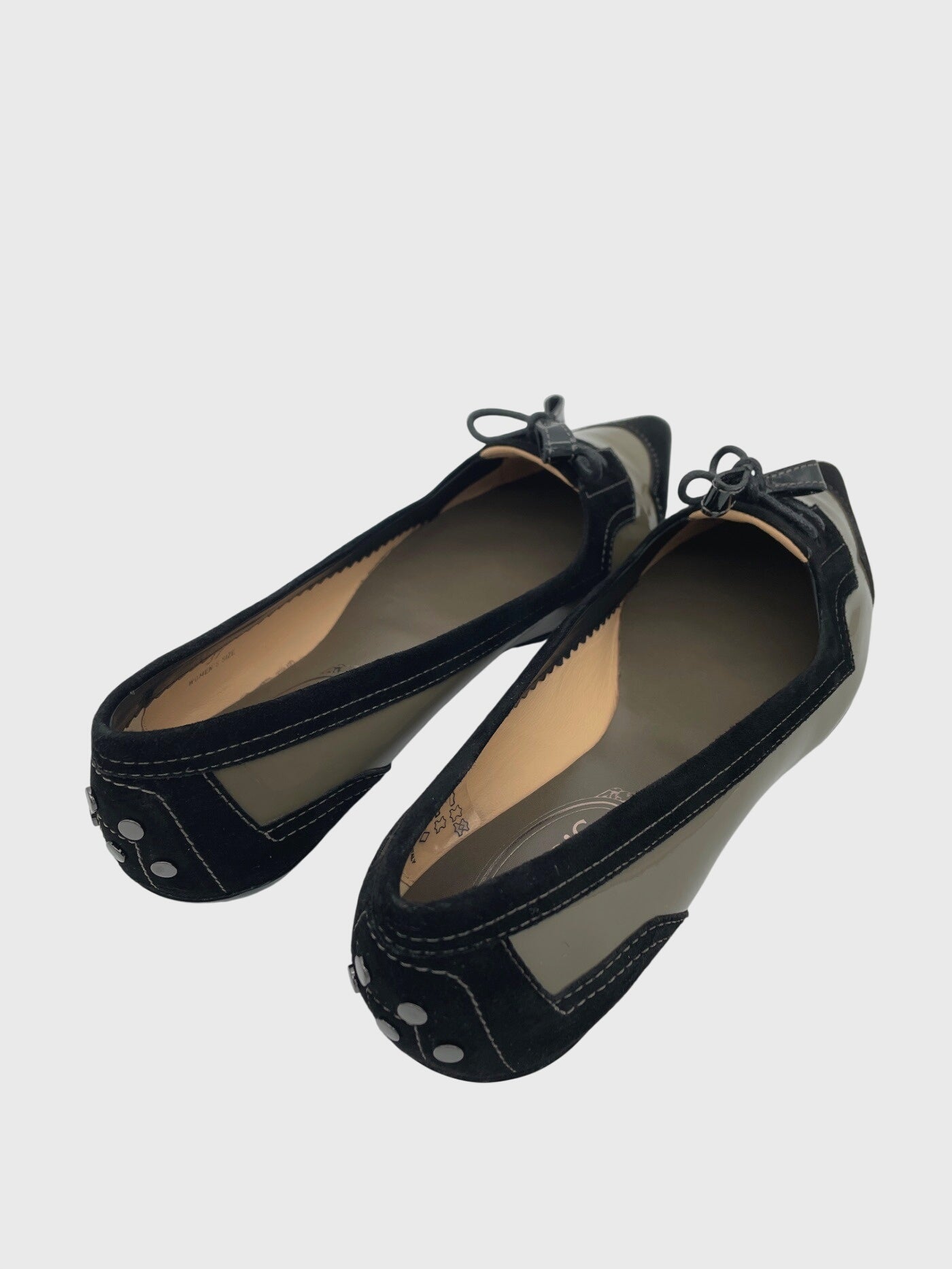 Tod's Pointed-Toe Flat Ballerina EU 37 Mehrfarbig