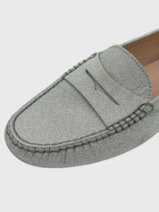 Tod's Gommino Mokassin EU 38.5 Metallic