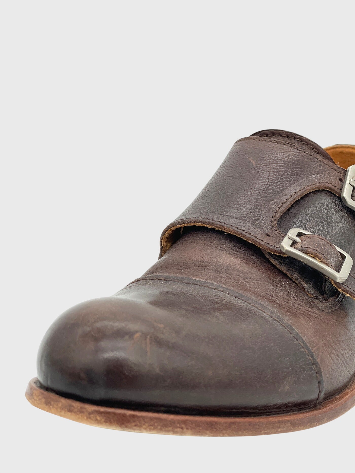 MoMa Double Monk Strap Loafer EU 41.5 Braun