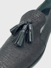 Stuart Weitzman Lindi Tassel Loafer EU 42 Schwarz