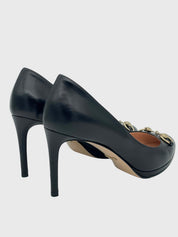 Gucci Horsebit Pump EU 38 Schwarz