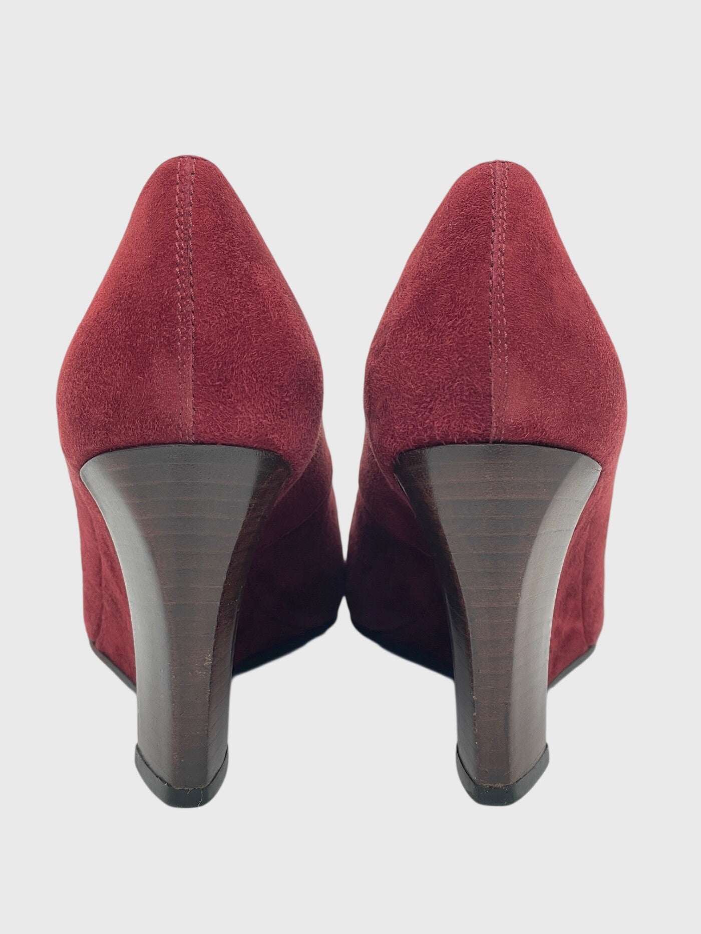 Tod's Gommini Wedge Pump EU 38 Rot