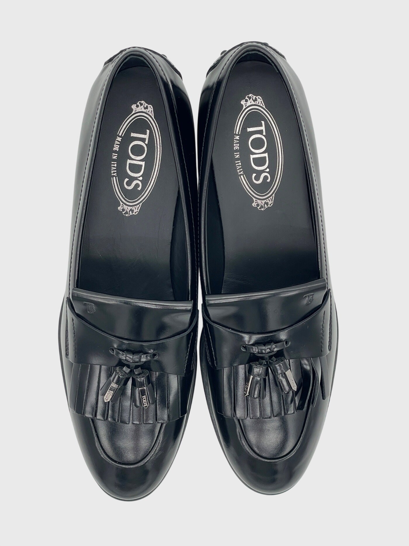 Tod's Gommino Tassel Fringe Loafer EU 41 Schwarz