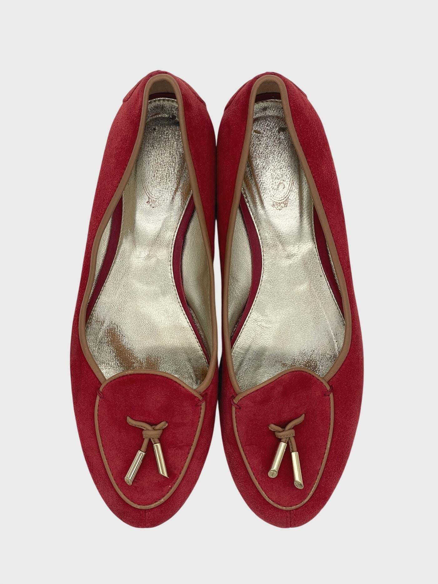 Tod's Gommini Mokassin EU 36.5 Rot