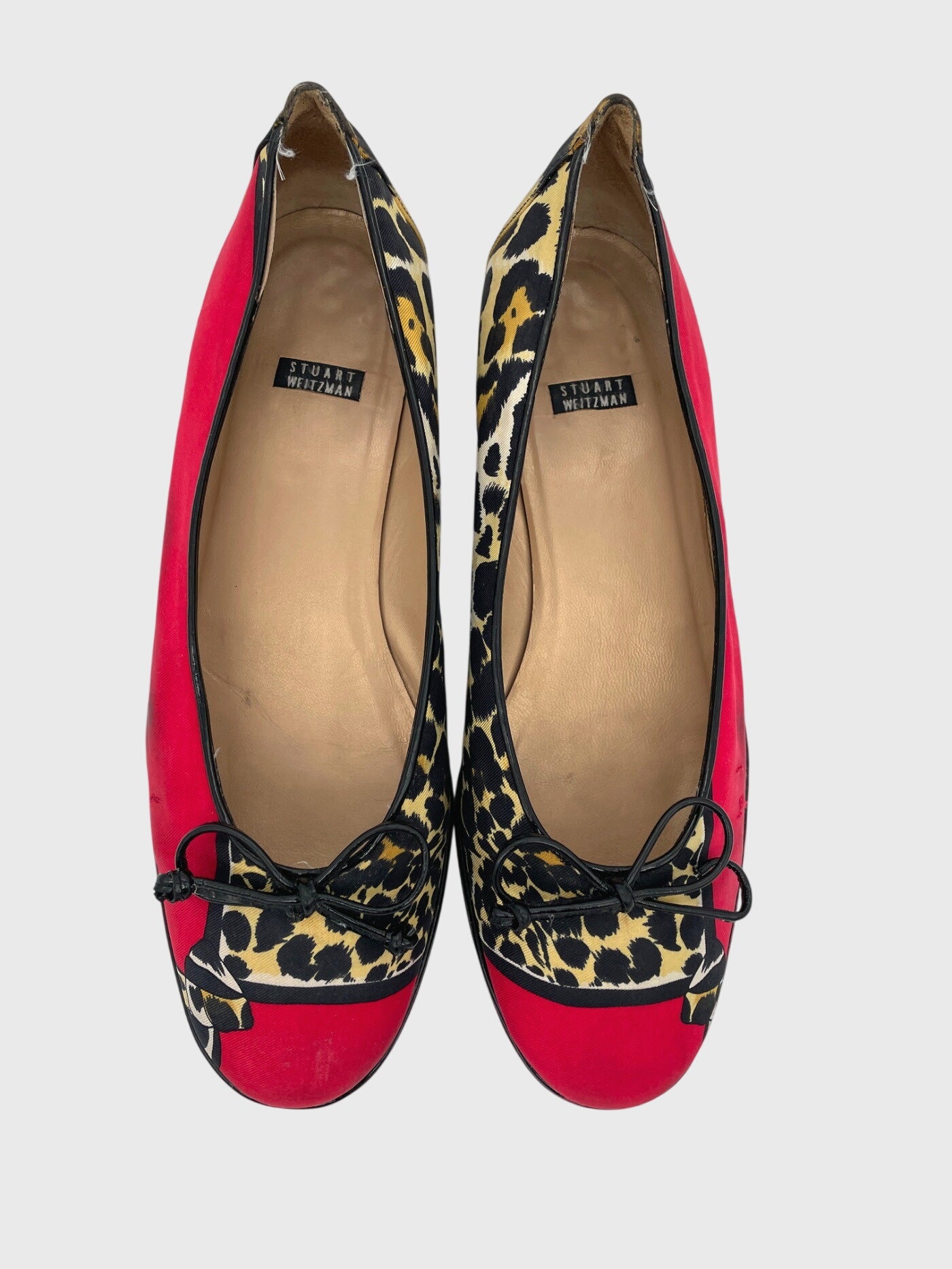 Stuart Weitzman Sleek Bow Flat Ballerina EU 40.5 Mehrfarbig
