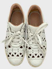 Unuetzer Laser Cut Low Top Sneaker EU 38 Weiß