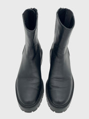 Aquazzura Saint Honore Combat Stiefel EU 36 Schwarz