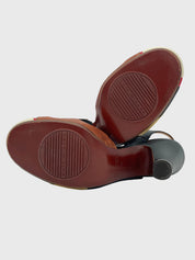 Chie Mihara Leder Slingback EU 39 Mehrfarbig
