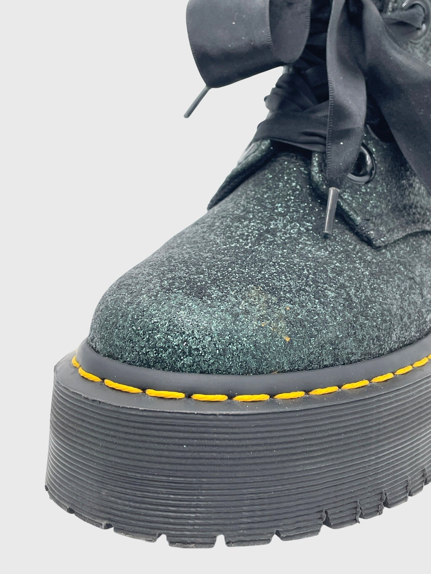 Dr. Martens Molly Glitter Combat Stiefel EU 37 Metallic
