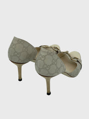 Gucci Horsebit GG Supreme Pump EU 36.5 Beige