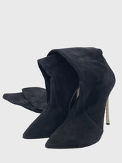 Casadei Blade  Overknee Stiefel EU 39 Schwarz