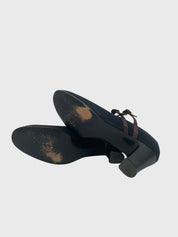 Bally Mary Jane Canvas Pump EU 42 Schwarz