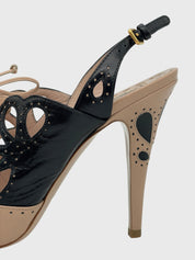 Miu Miu Cut-out Lace-up Sandale mit Absatz EU 38 Mehrfarbig - Image 6
