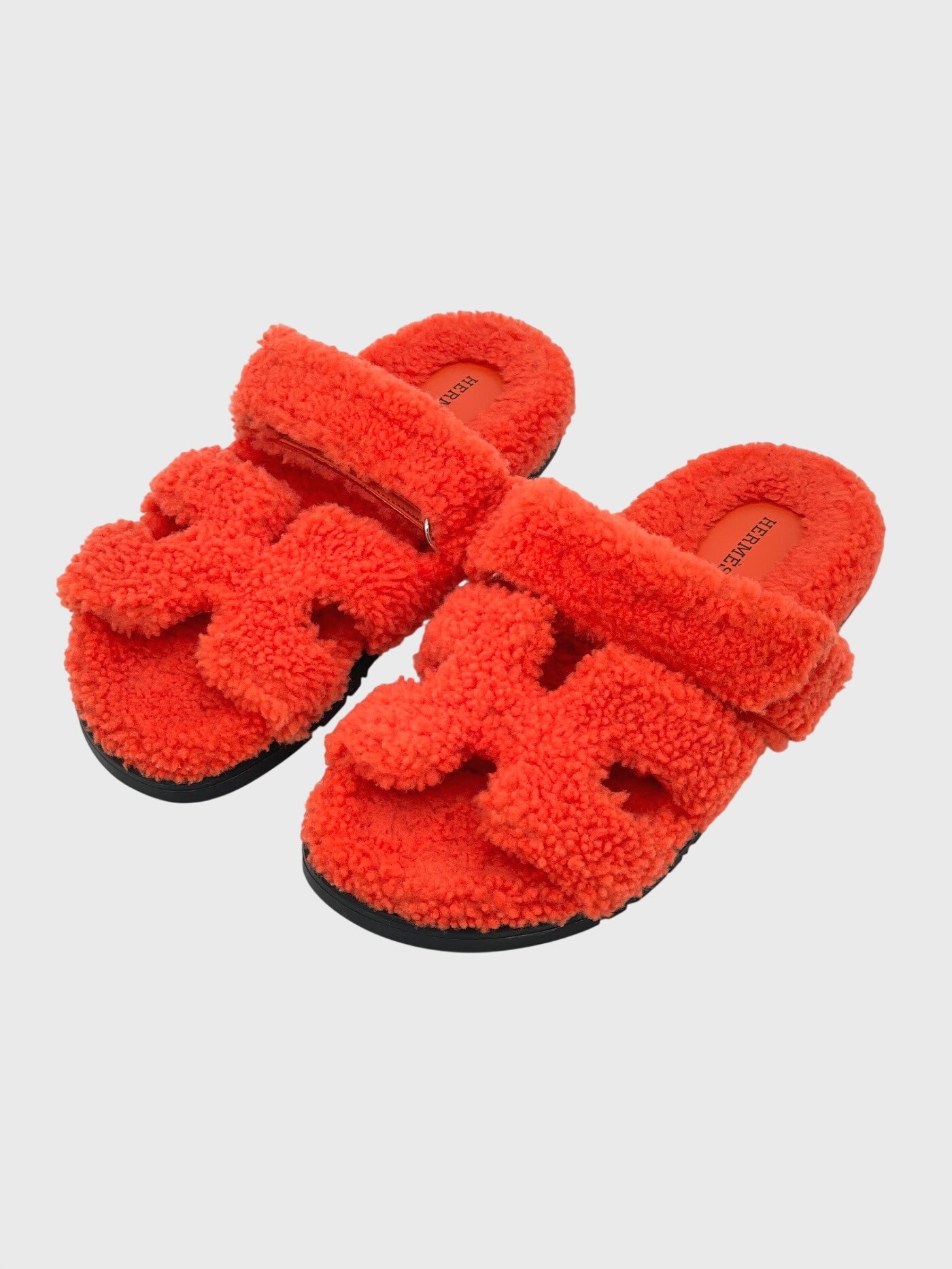 Hermès Chypre Mule EU 38 Orange