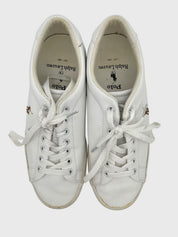 Ralph Lauren Longwood Low Top Sneaker EU 40 Weiß
