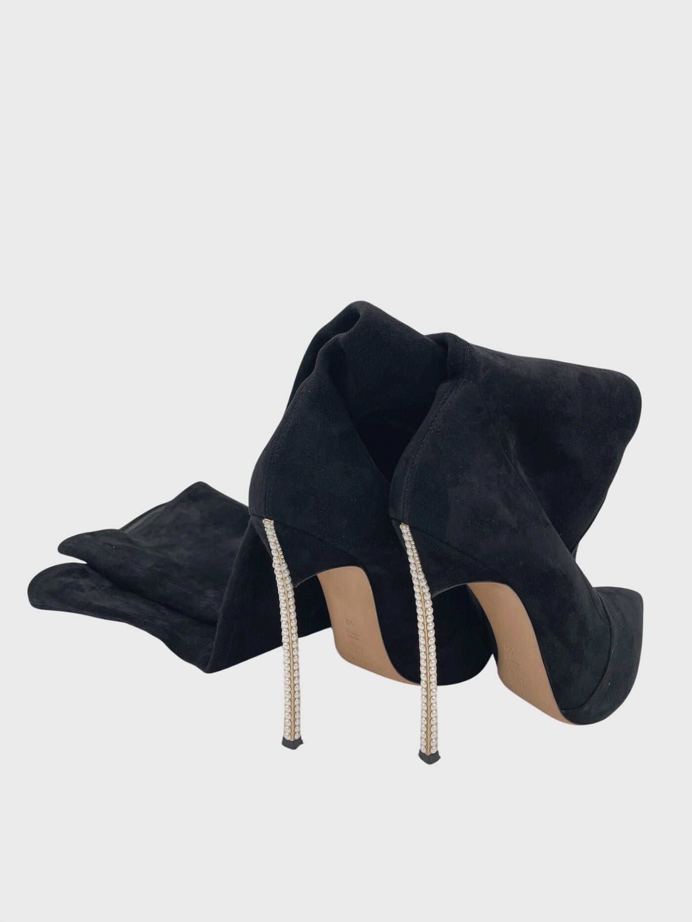 Casadei Blade  Overknee Stiefel EU 39 Schwarz