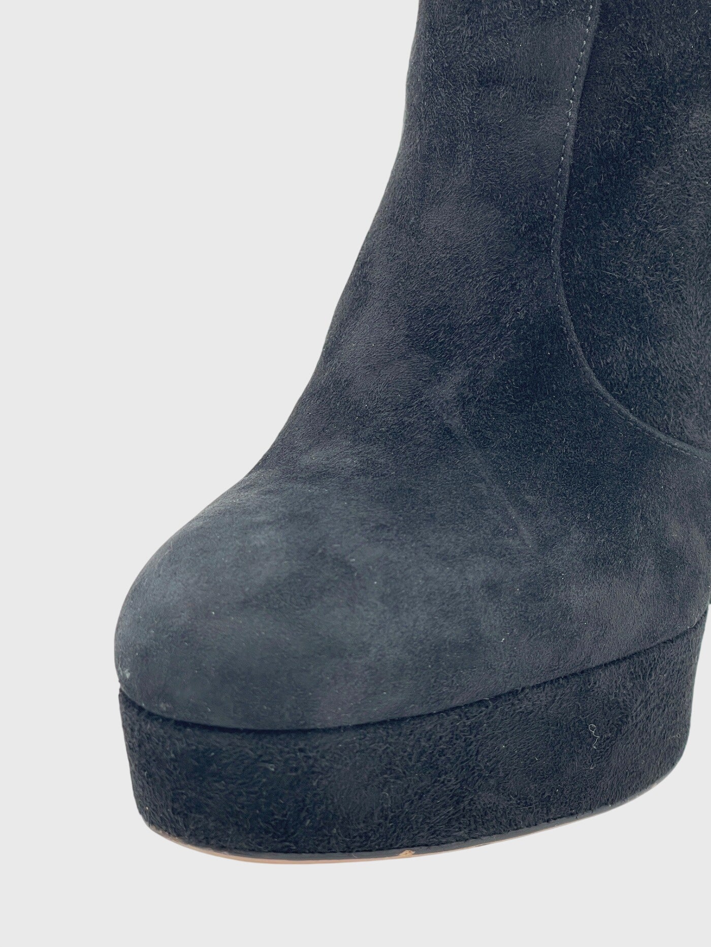 Gianvito Rossi Brook 120 Suede Ankle Boot EU 37 Schwarz
