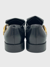 Tod's Gommino Fringe Monk Strap Loafer EU 38 Schwarz