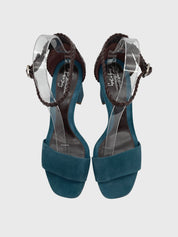 Santoni Rose Collection Sandale mit Absatz EU 37.5 Blau